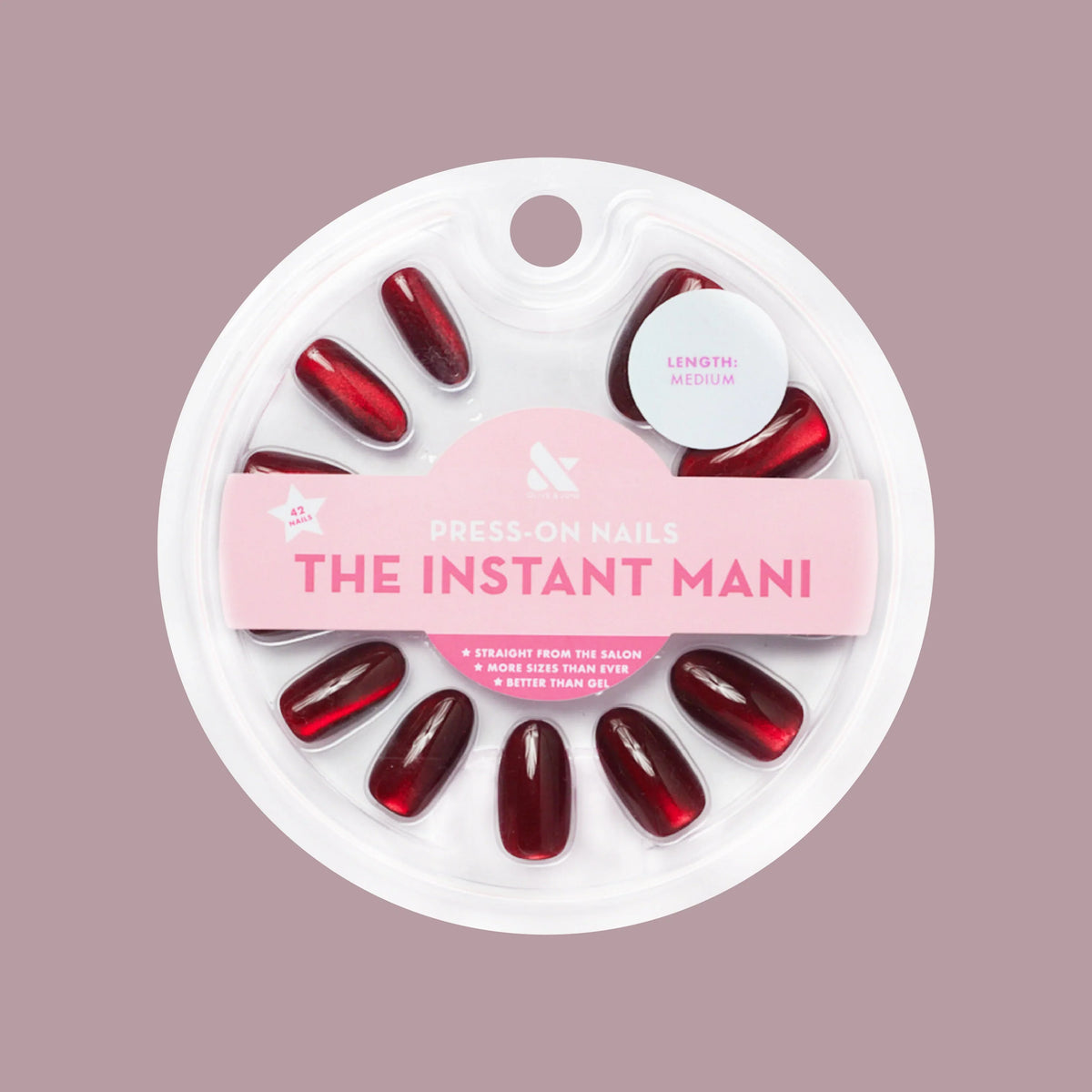 Obsessed Velvet - Press-On | Medium | Oval