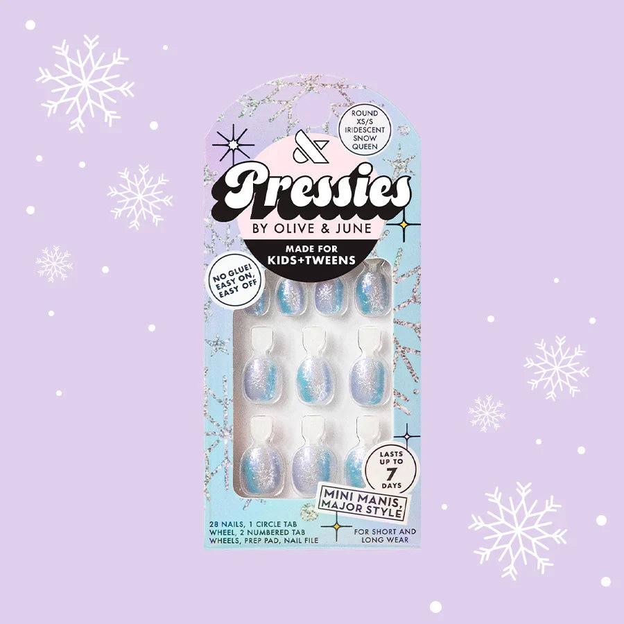 Iridescent Snow Queen - Pressies | Extra Short Short | Round